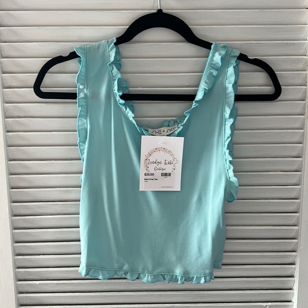 Ruffled Crop Top